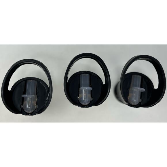 Replacement Lids Three Black Tumbler Lids with‎ Built in Straws and Handle - Picture 3 of 5